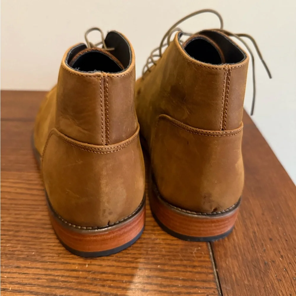 Nisolo Chukka everyday Men's Brown‎ Leather Ankle Boots 8